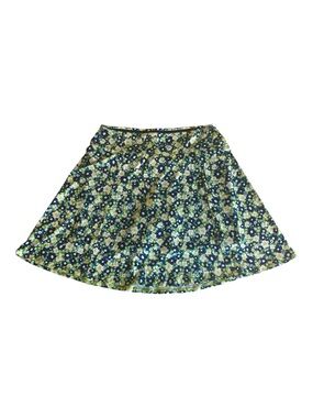 Dona Jo Pickleball Floral Skort in Navy and Green